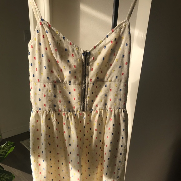 Cream color polka dot dress - Picture 2 of 5